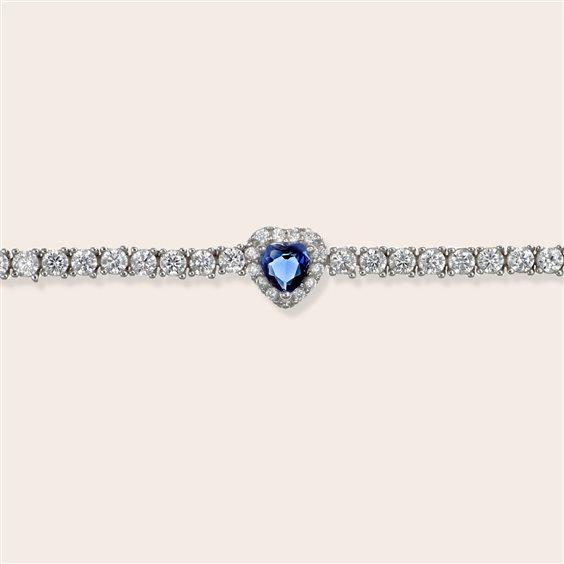 Pulsera Ultima Edizione Mujer tennis in Plata BAO1700 BLU - BAO1700 BLU